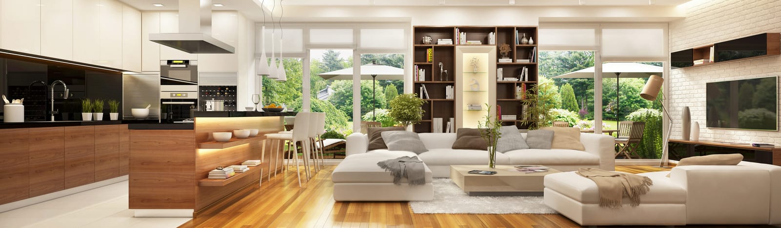 House floors in a home