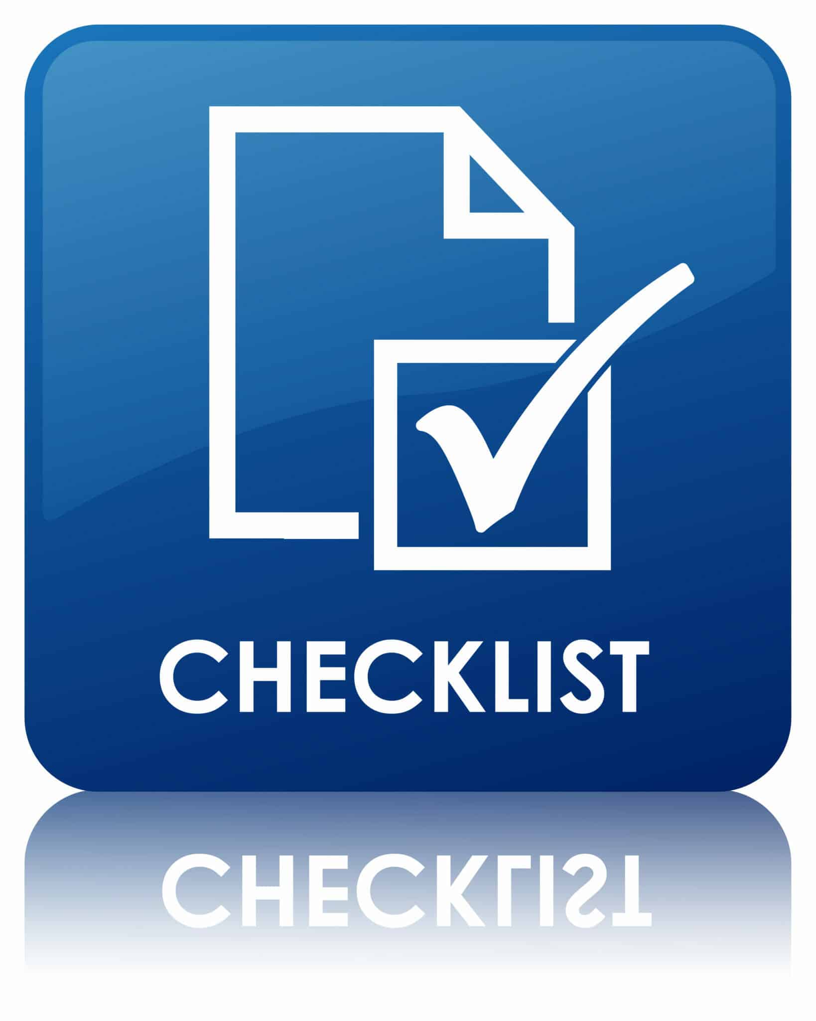 Pool &amp; Spa Inspection Checklist