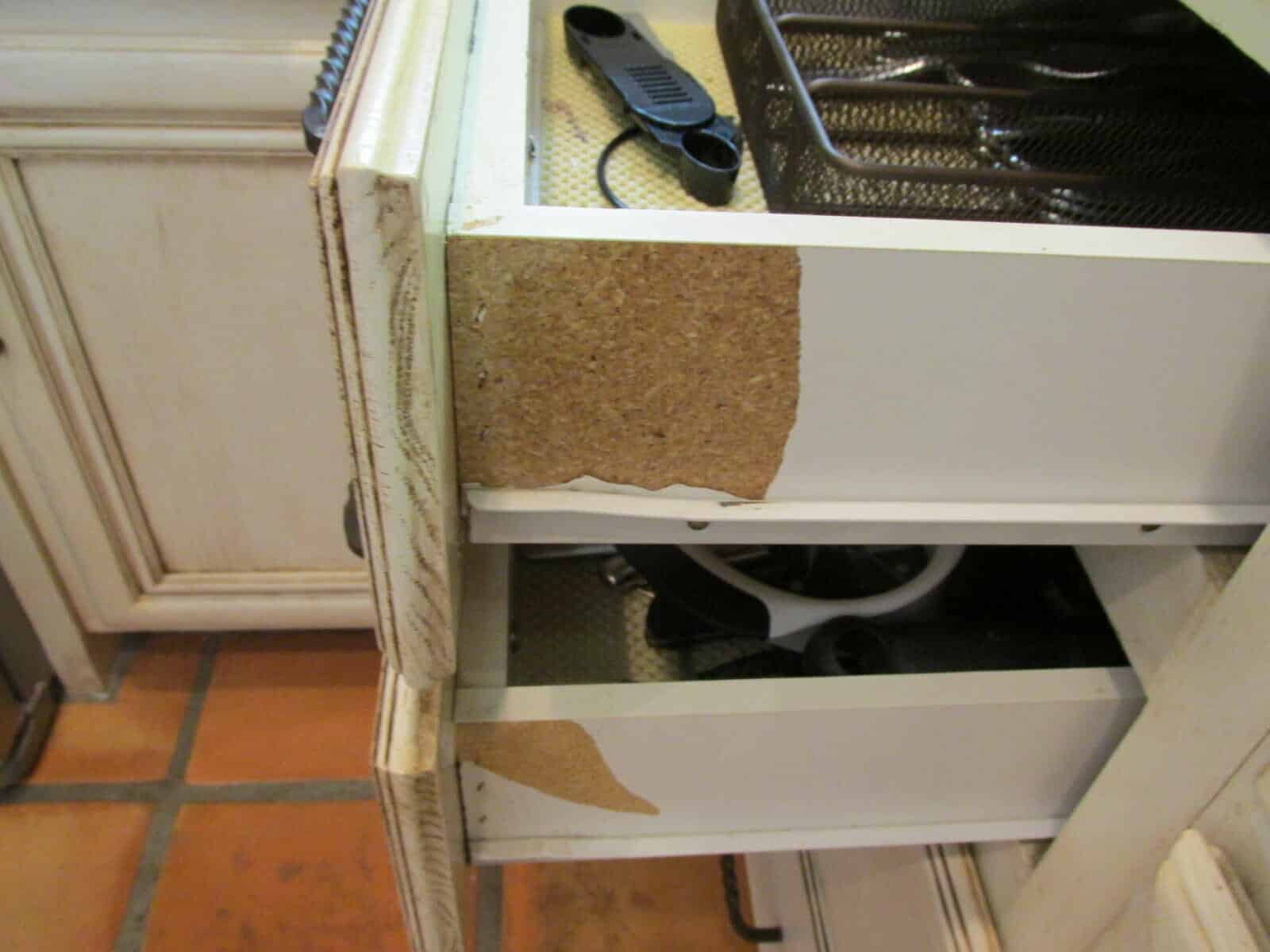 Delamination - Cabinet Doors and Drawers
