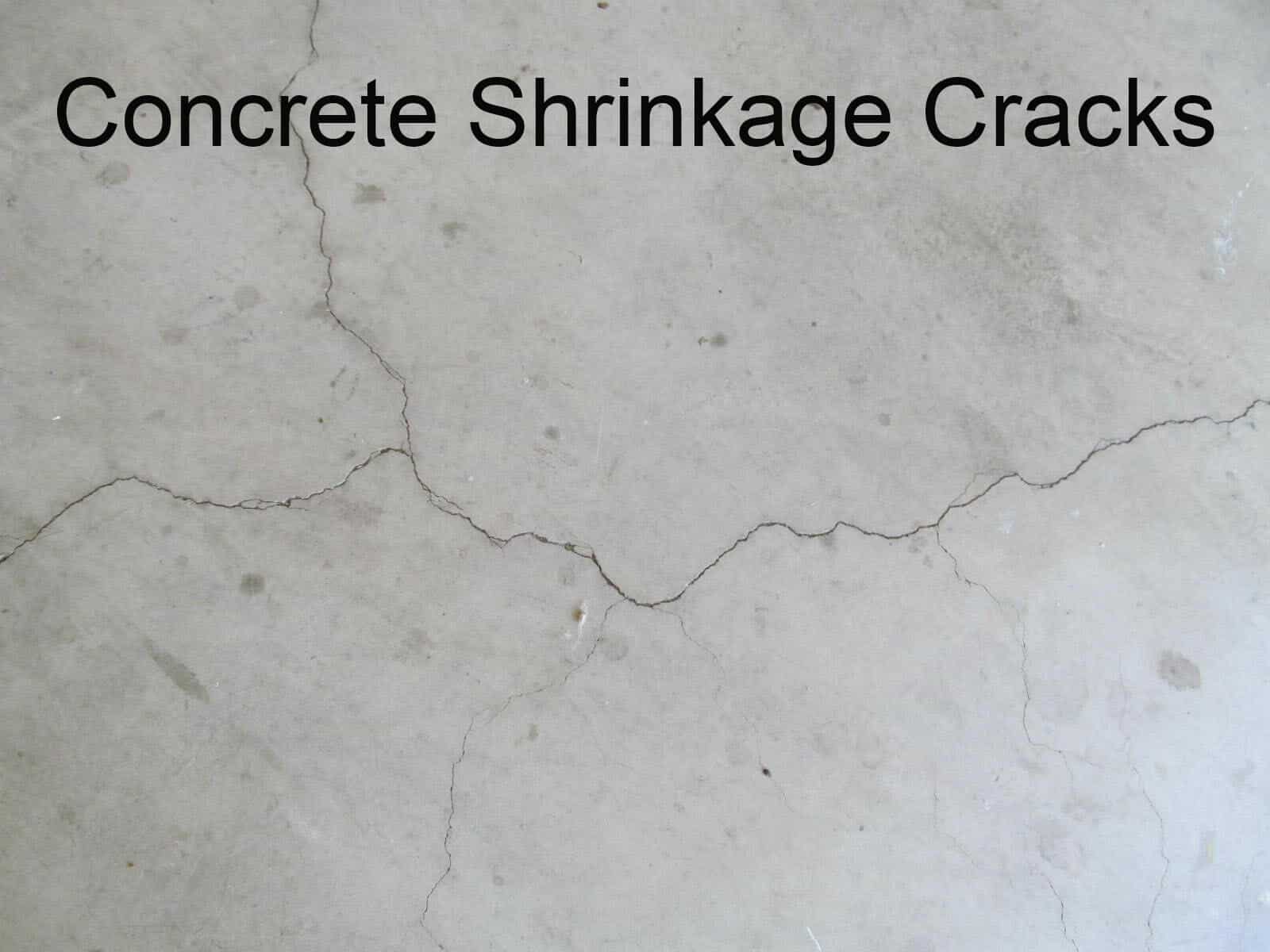 Why Concrete Shrinks and Shrinkage Cracks