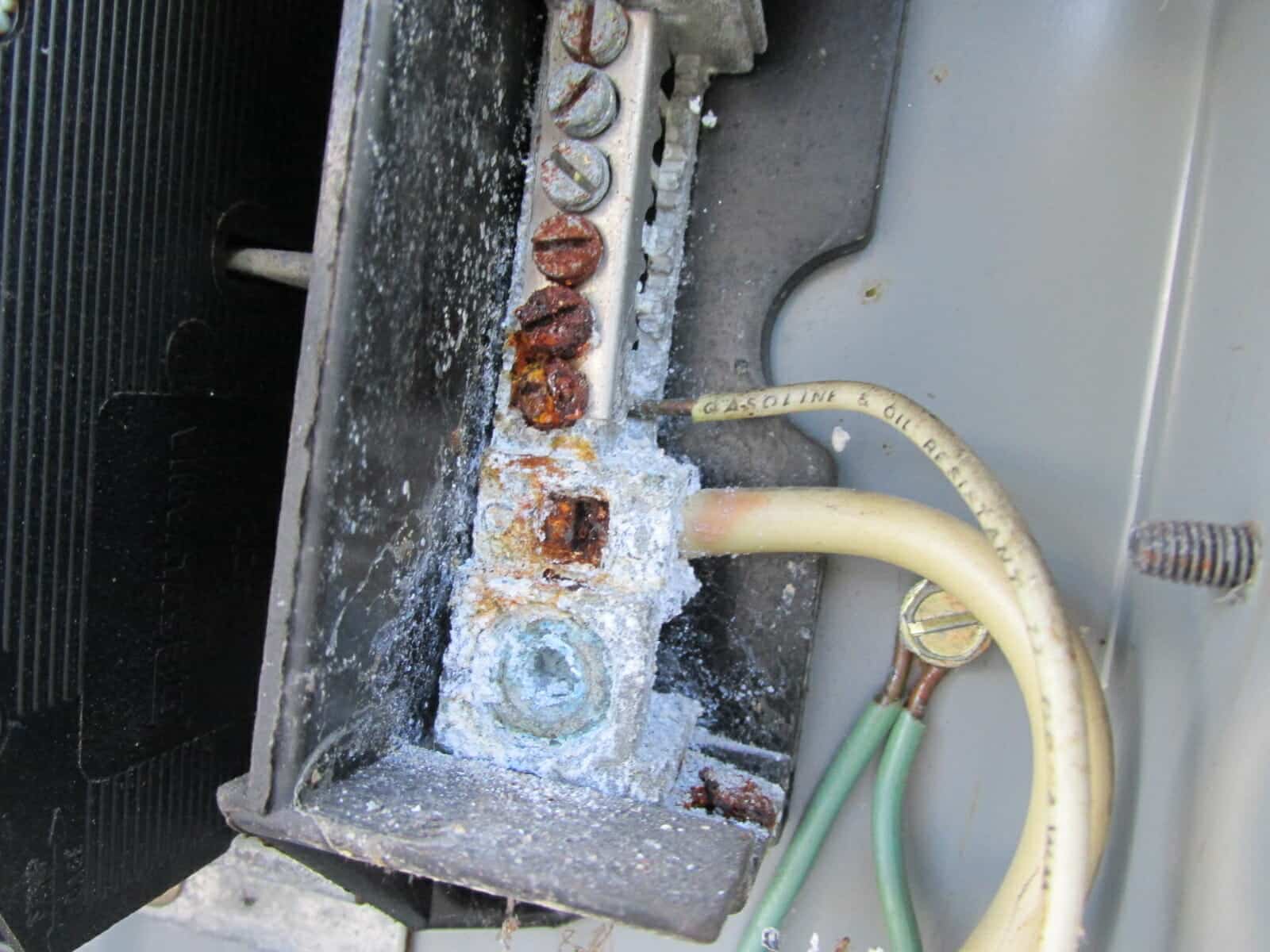 Rusted and Corroded Electrical Panels
