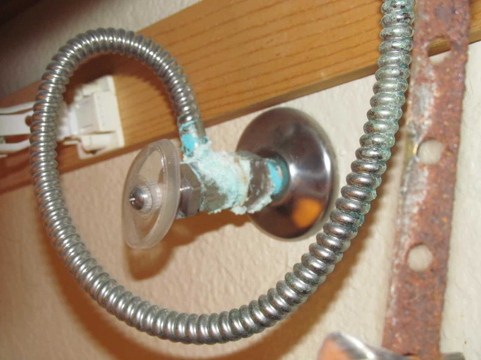 Corrosion On Valve at Sinks and Toilets