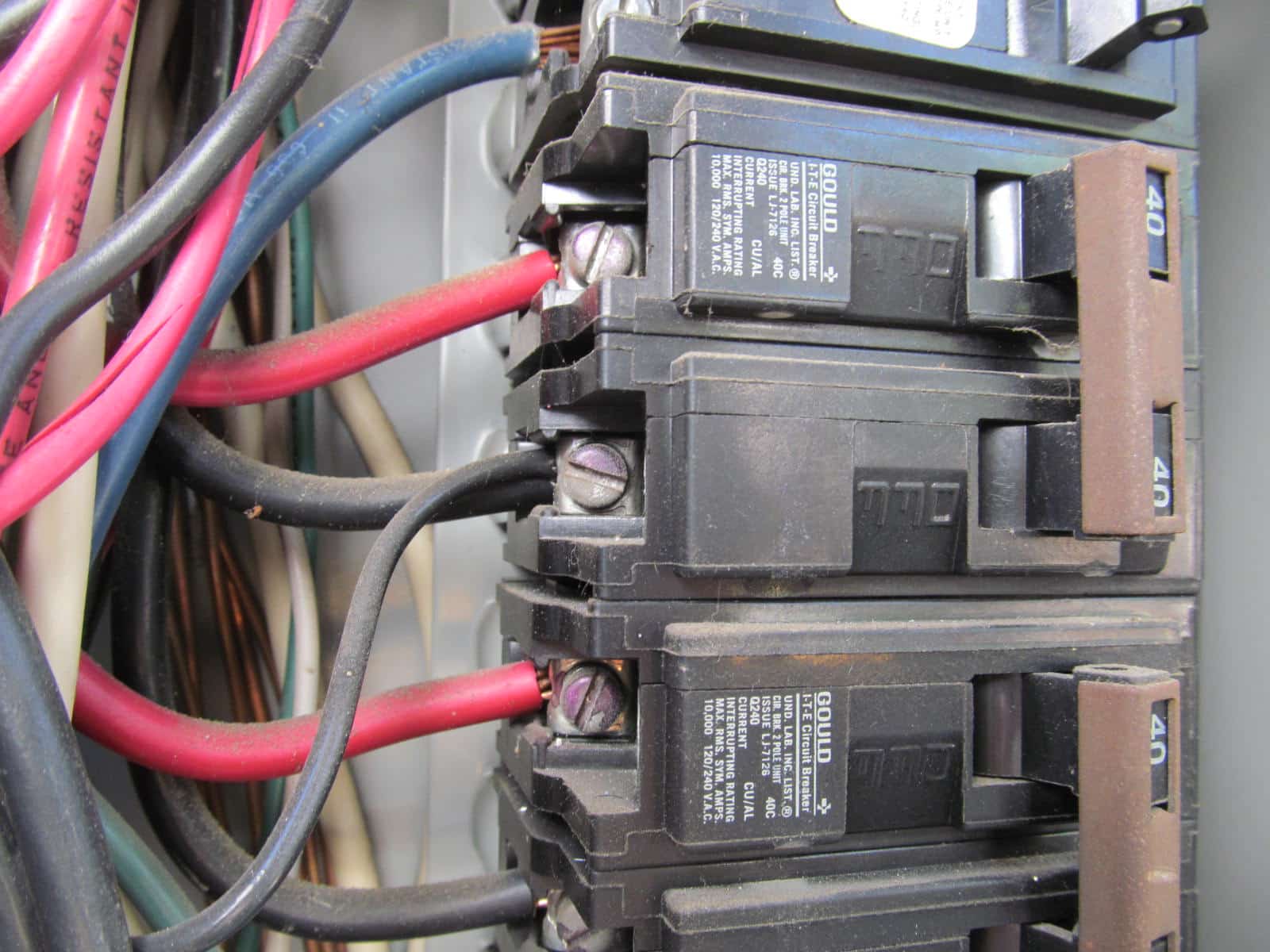 “Double tapped” breaker