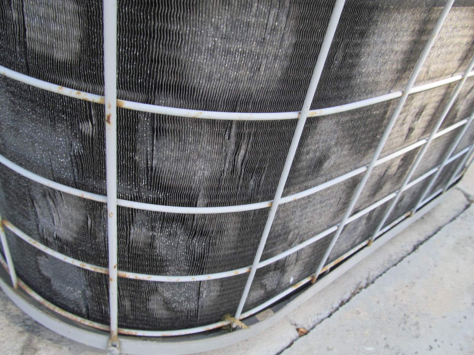 A/C Fins Bent or Damaged on Air Conditioner Condenser