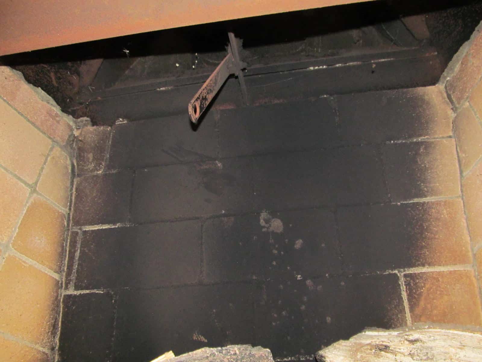 Soot and Creosote build-up in fireplace