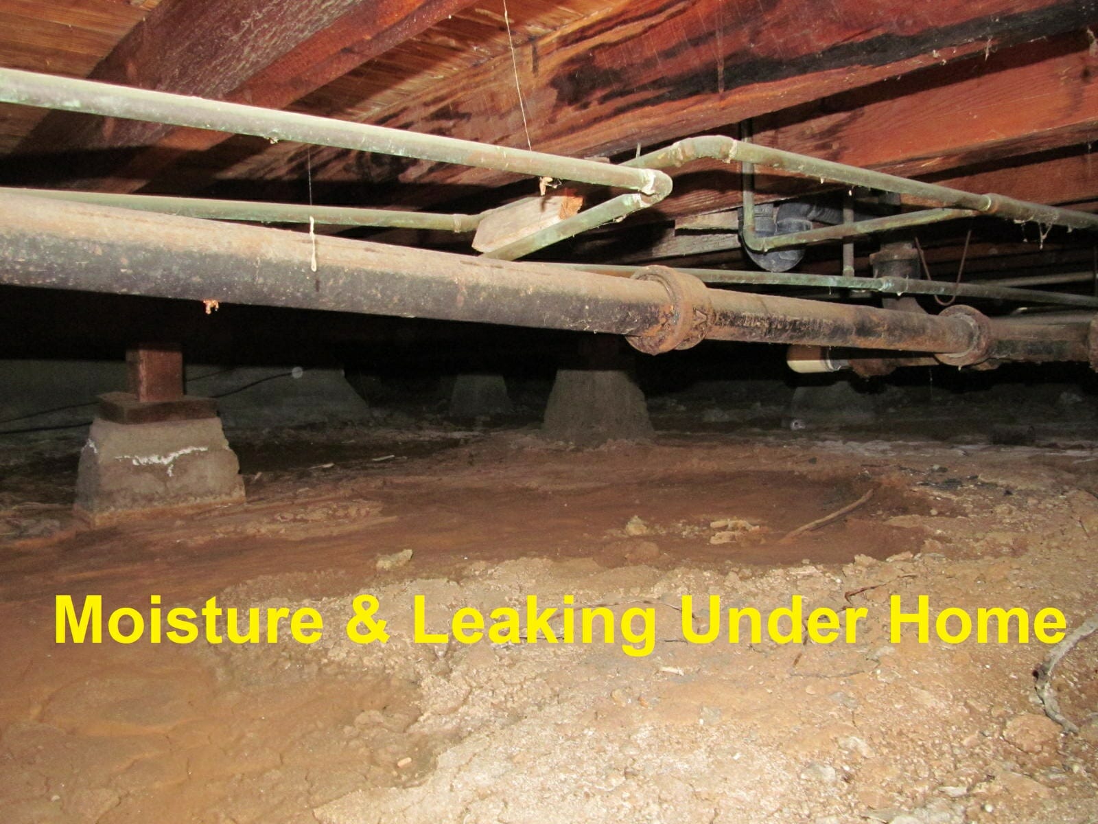 Crawl space leaks and moisture