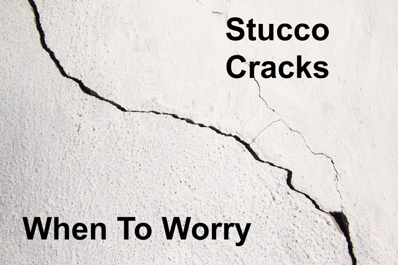 Stucco Cracks: Diagonal, Horizontal, Vertical | Serious?