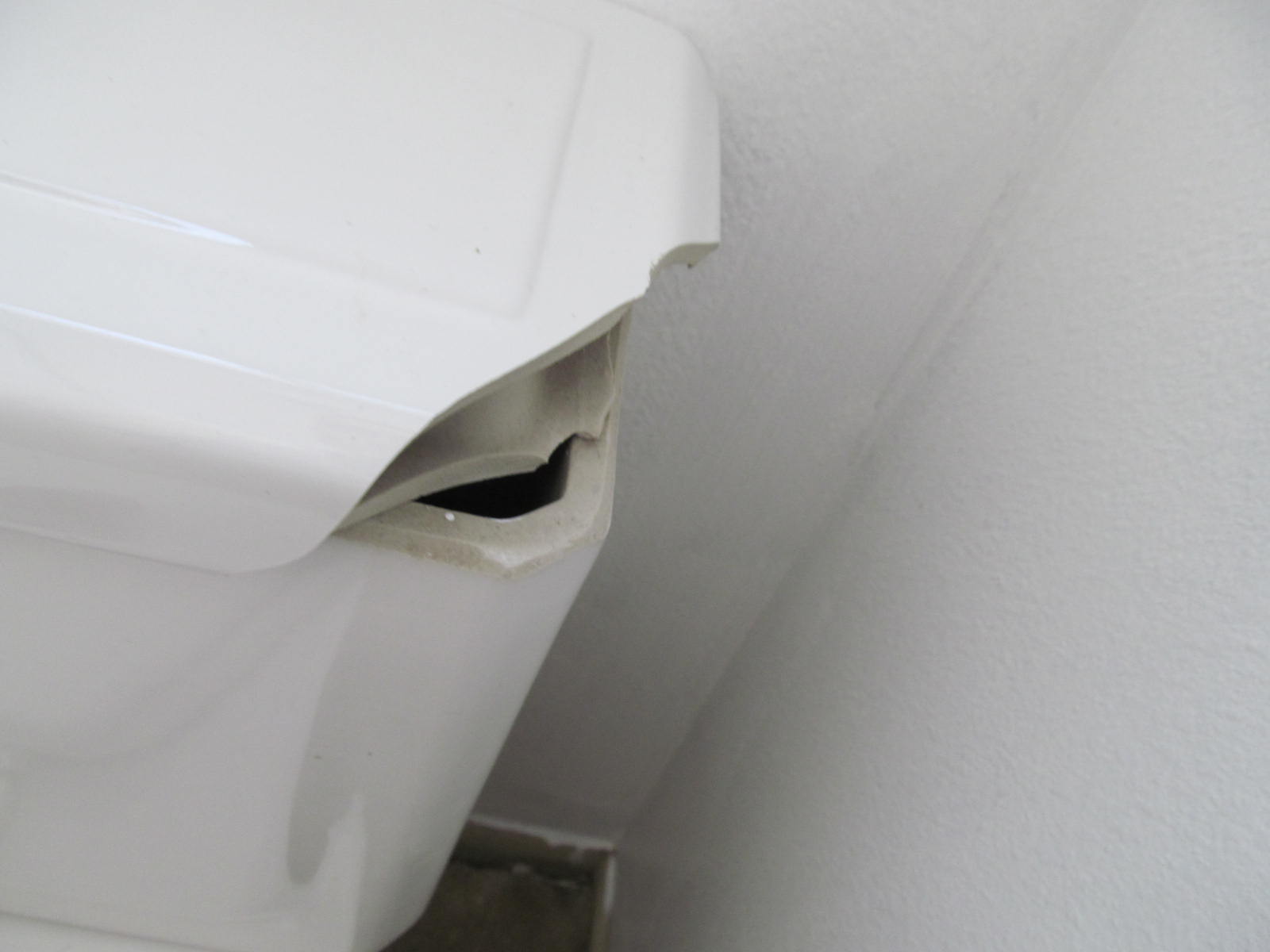 Toilet Bowls, Tanks or Lids if Cracked May Cause Leaks or Injury