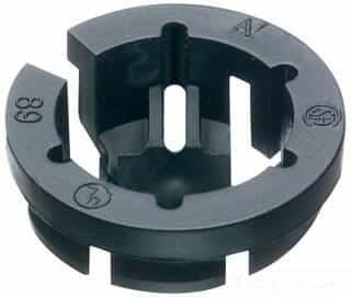 Panel push in wire connector