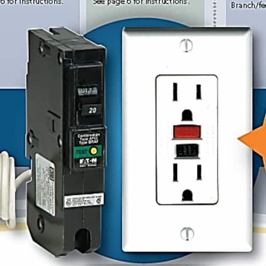 AFCI Breakers and outlets