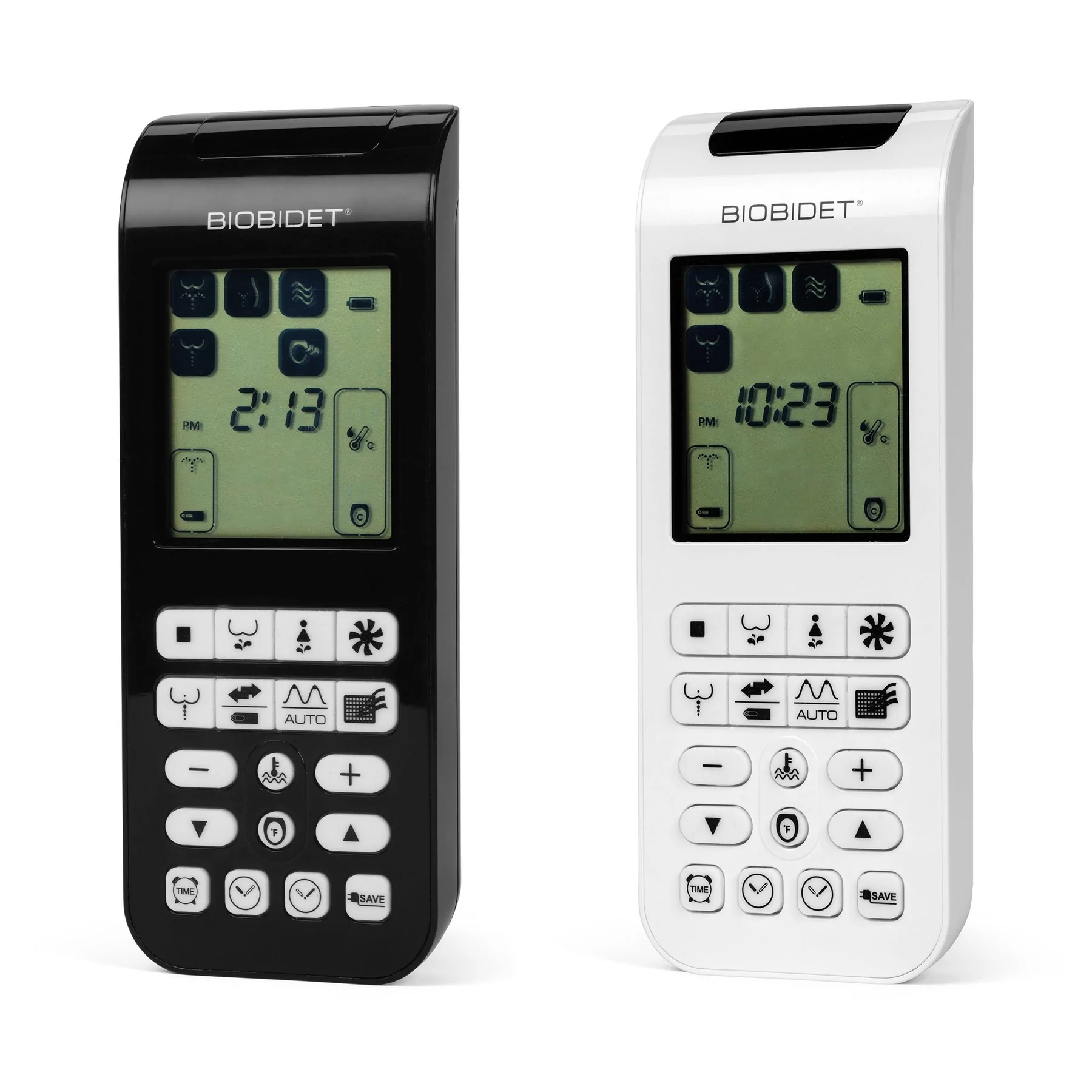 2 remote controls for bidet