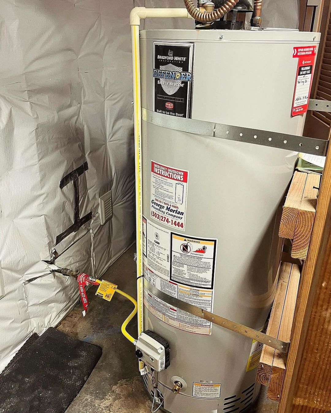 Water Heater Straps for Earthquake Safety
