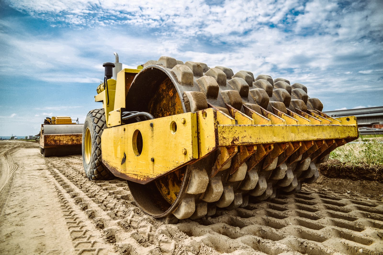 industrial large soil compactor