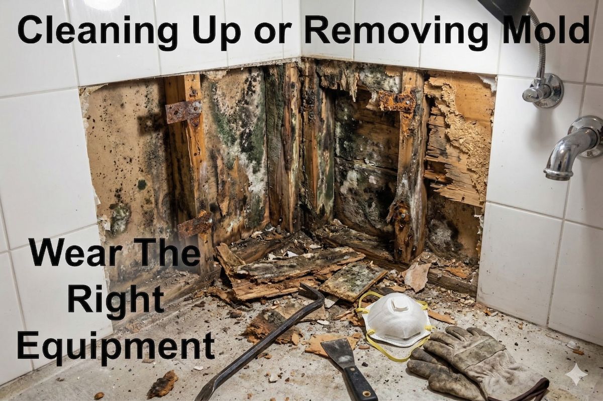 What To Wear When Removing Mold In Your Home