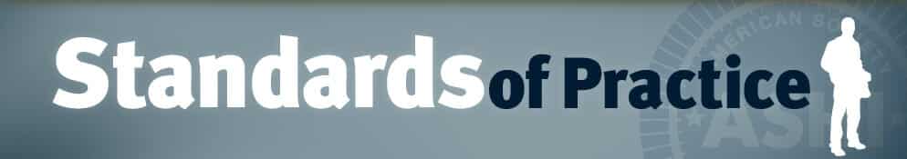 Inspection Standards of Practice